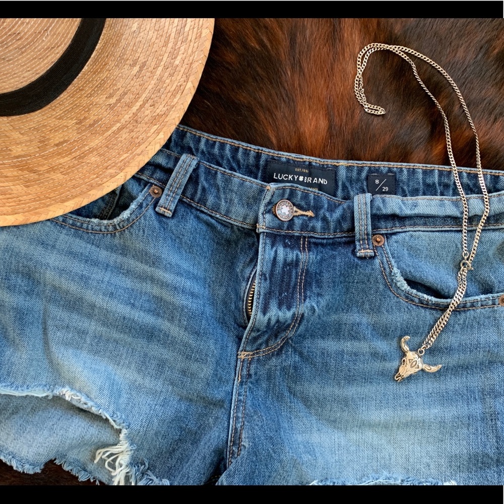 Lucky Brand “The Cut Off” denim shorts